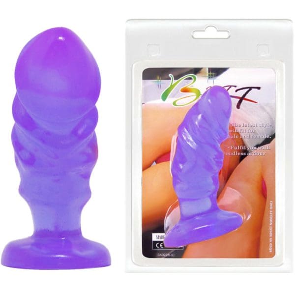 BAILE - UNISEX ANAL PLUG WITH LILAC SUCTION CUP 3
